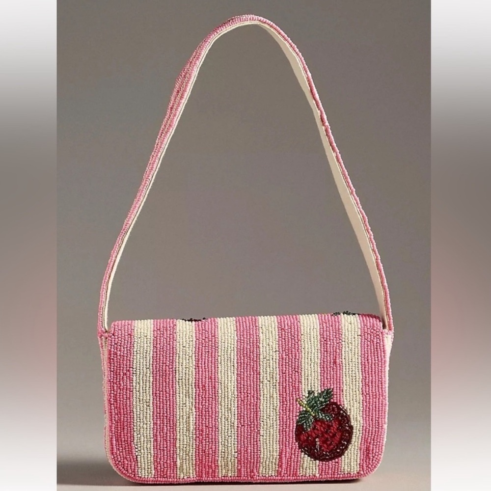 NWOT Anthropologie The Fiona Beaded Bag - Picture 2 of 14